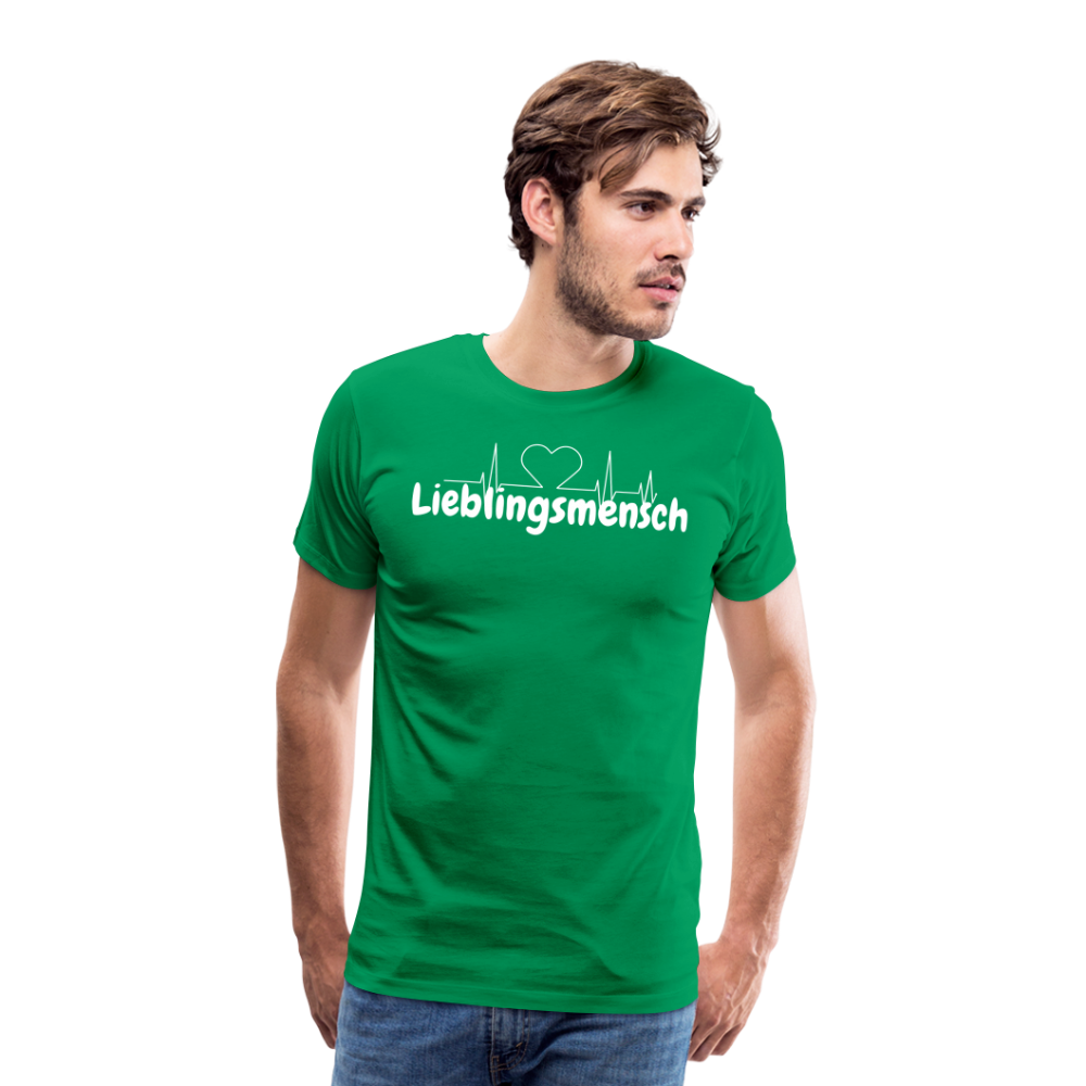 Lieblingsmensch Männer Premium T-Shirt - Kelly Green