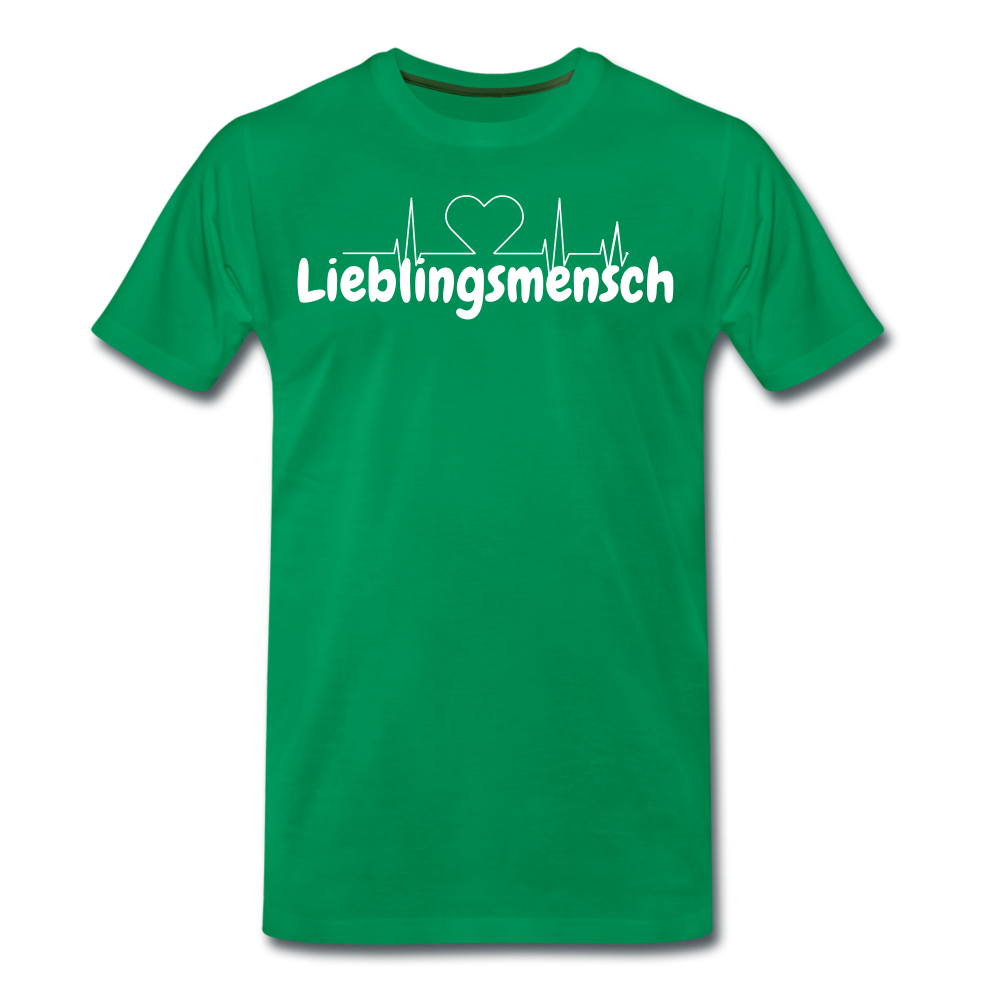 Lieblingsmensch Männer Premium T-Shirt - Kelly Green