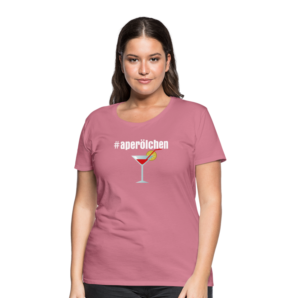 aperölchen Frauen Premium T-Shirt - Malve