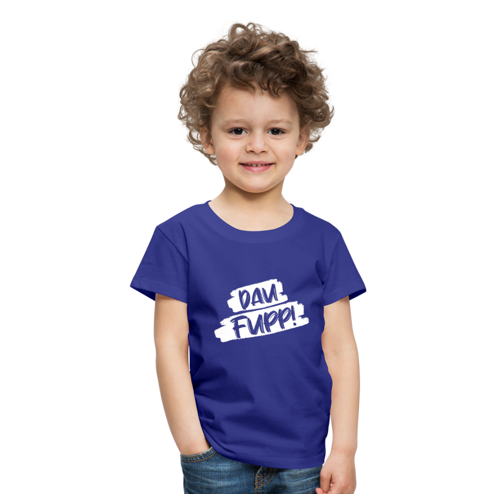 Dau Fupp Kinder Premium T-Shirt - Königsblau