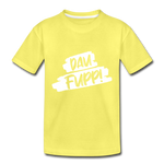 Dau Fupp Kinder Premium T-Shirt - Gelb