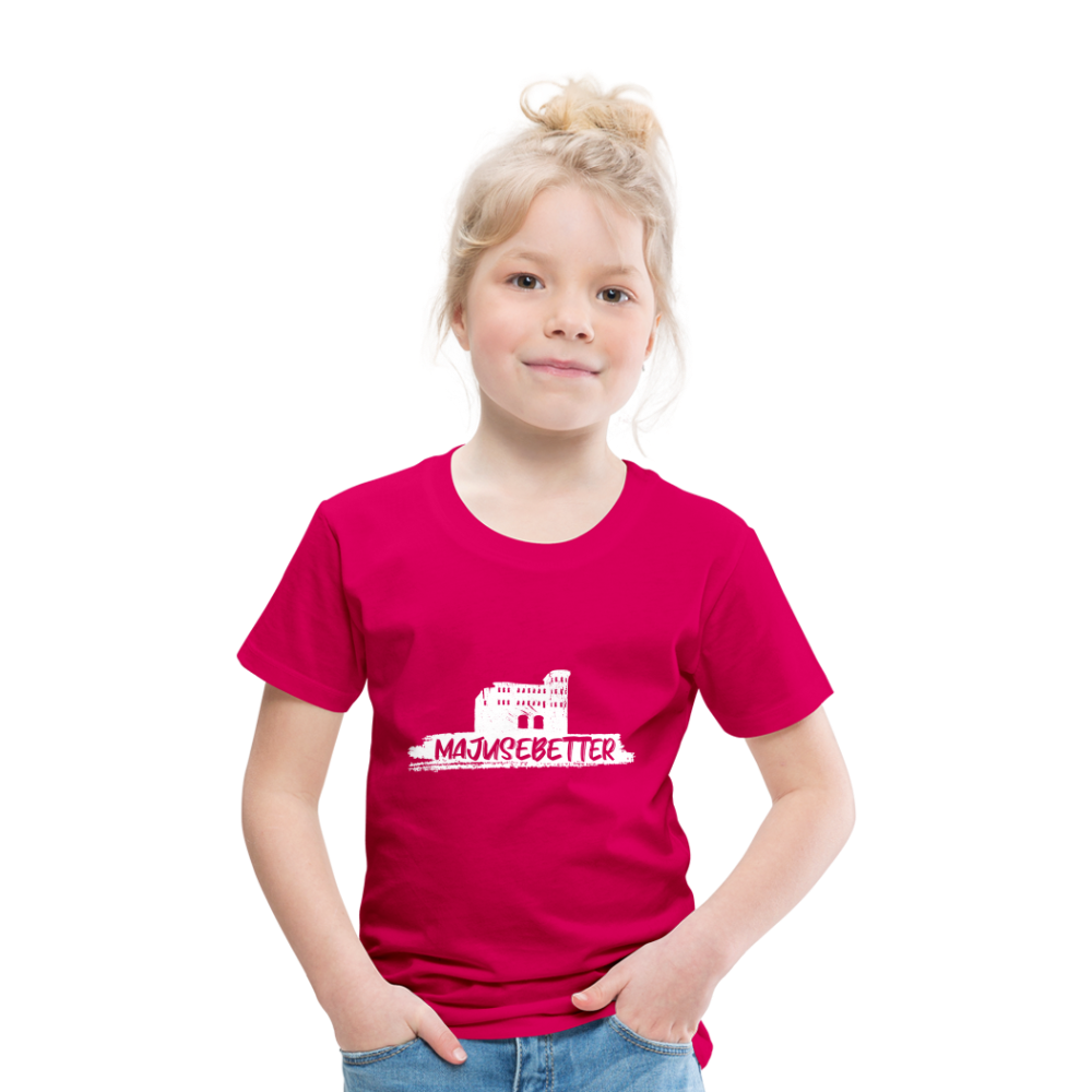Majusebetter Kinder Premium T-Shirt - dunkles Pink