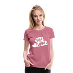 Dau Fupp Frauen Premium T-Shirt - Malve
