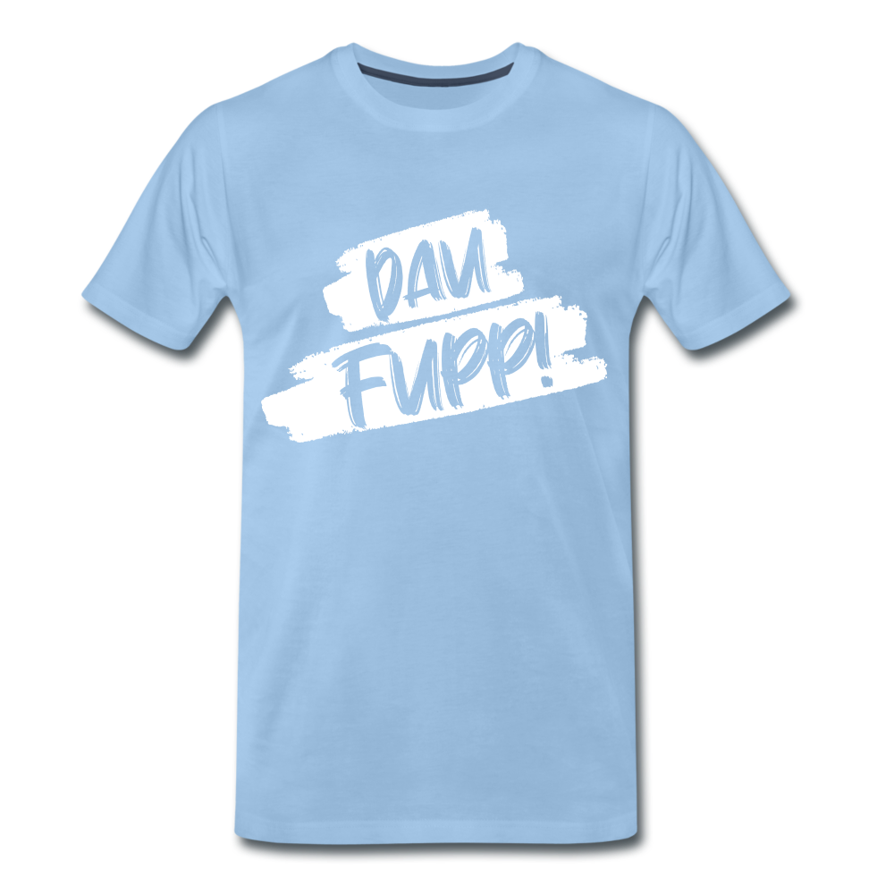 Dau Fupp Männer Premium T-Shirt - Sky