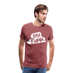 Dau Fupp Männer Premium T-Shirt - washed Burgundy