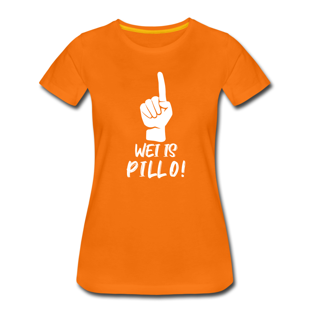 Pillo Frauen Premium T-Shirt - Orange