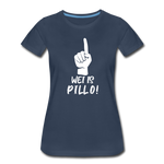 Pillo Frauen Premium T-Shirt - Navy