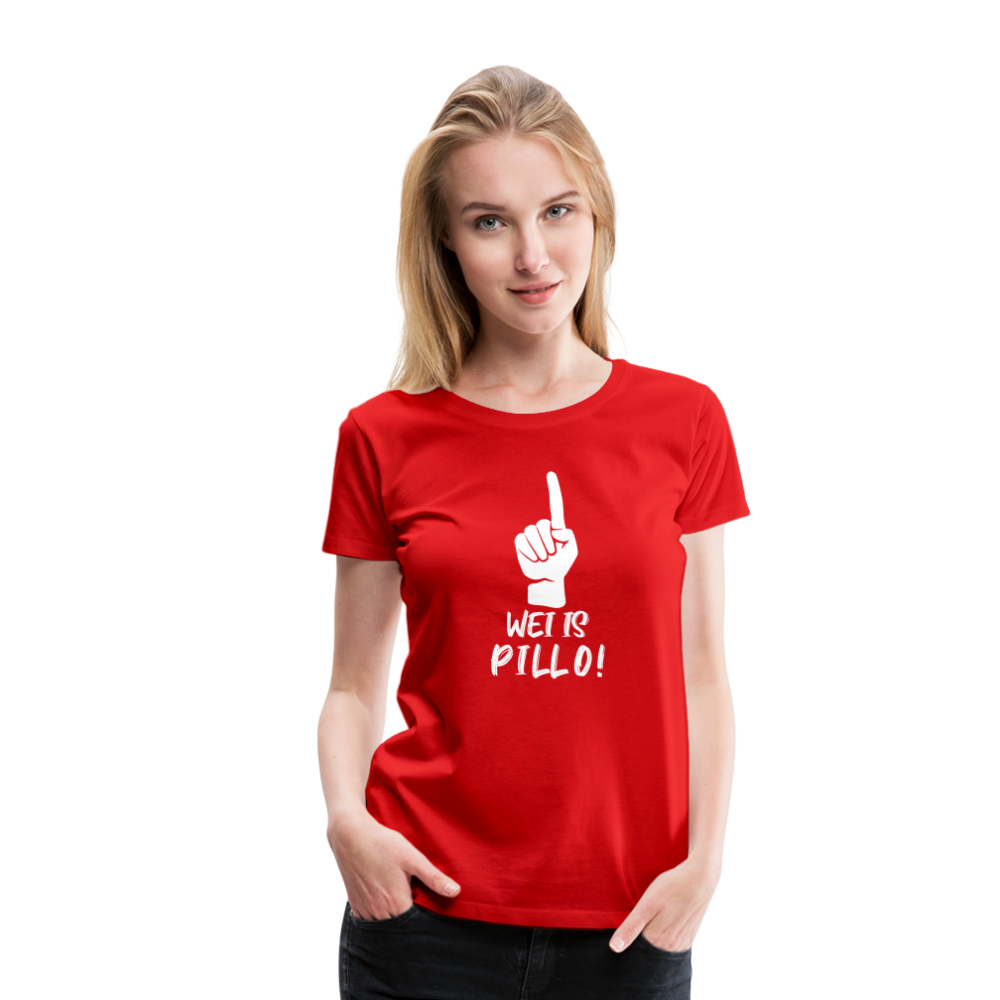 Pillo Frauen Premium T-Shirt - Rot