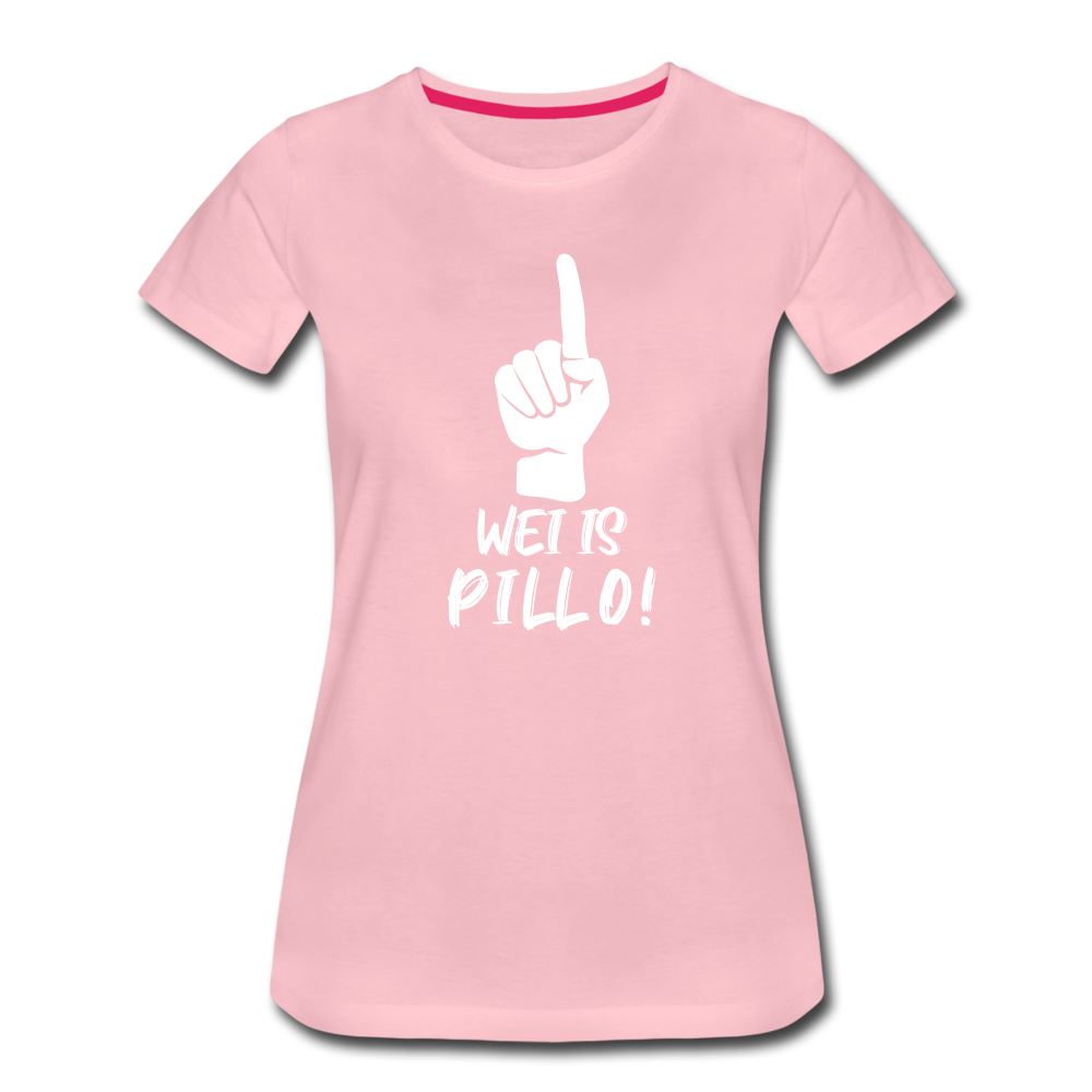 Pillo Frauen Premium T-Shirt - Hellrosa