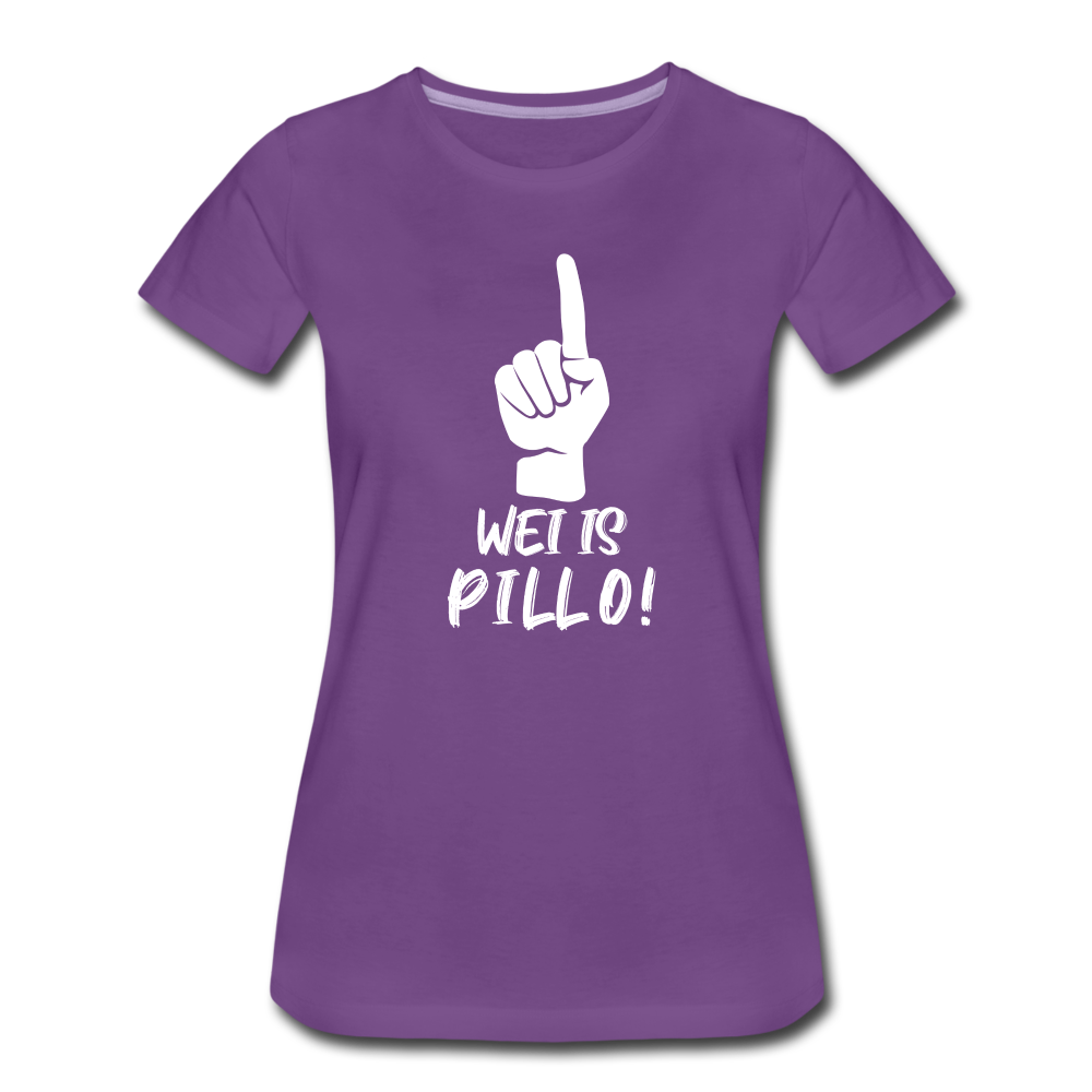 Pillo Frauen Premium T-Shirt - Lila