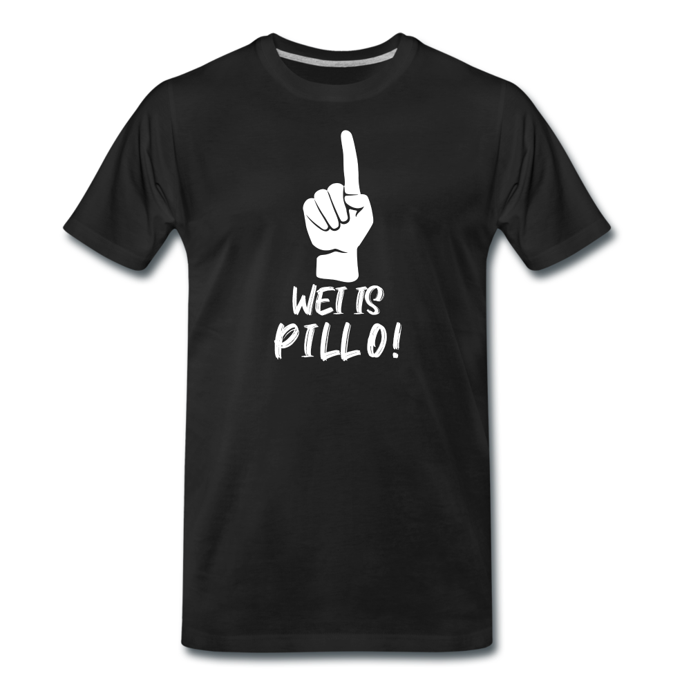 Pillo Männer Premium T-Shirt - Schwarz