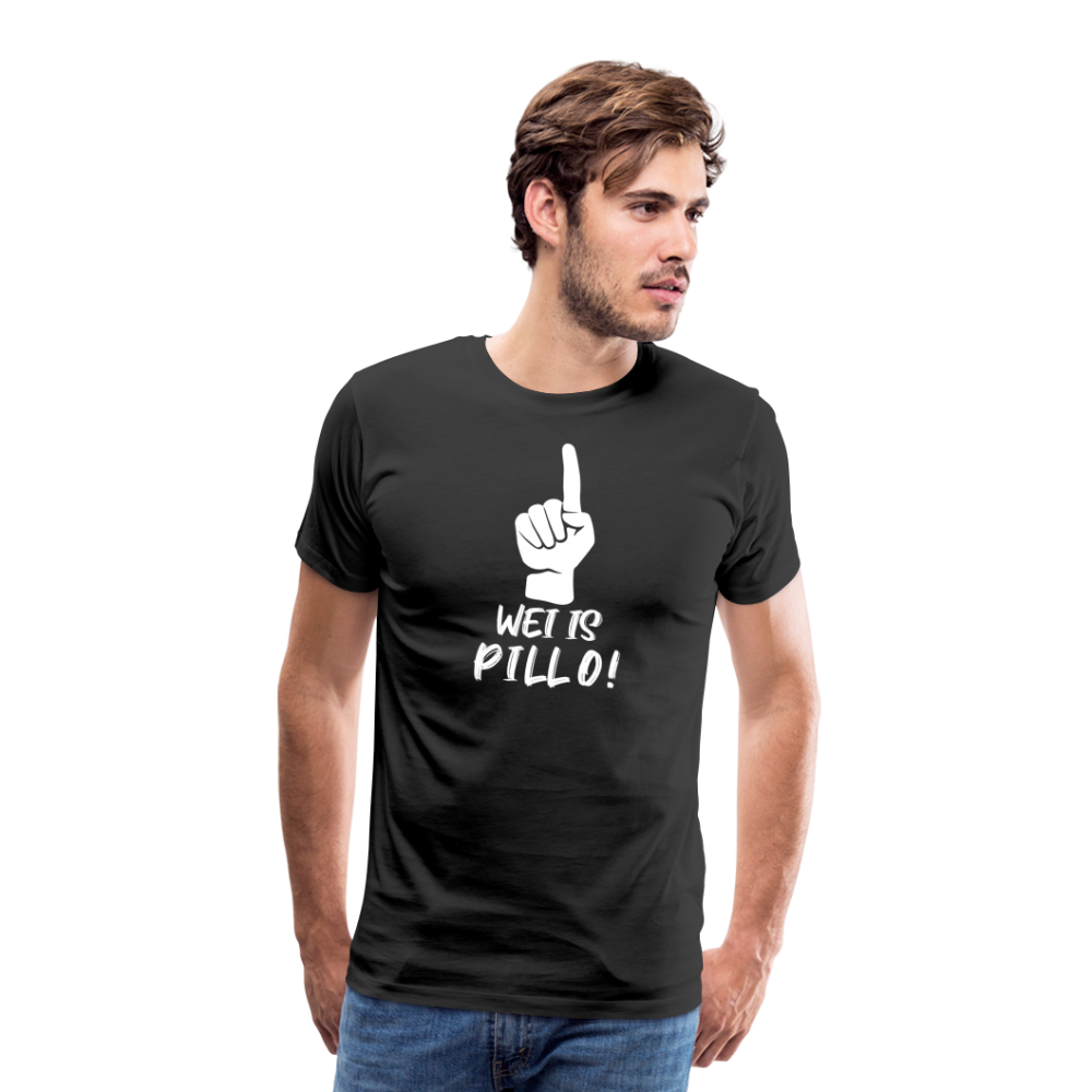 Pillo Männer Premium T-Shirt - Schwarz