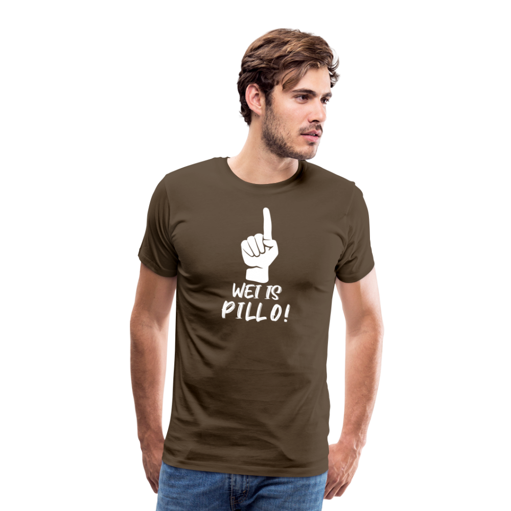 Pillo Männer Premium T-Shirt - Edelbraun
