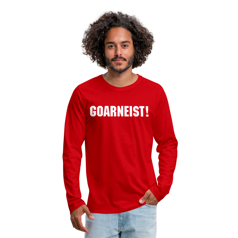 Goarneist Männer Premium Langarmshirt - Rot