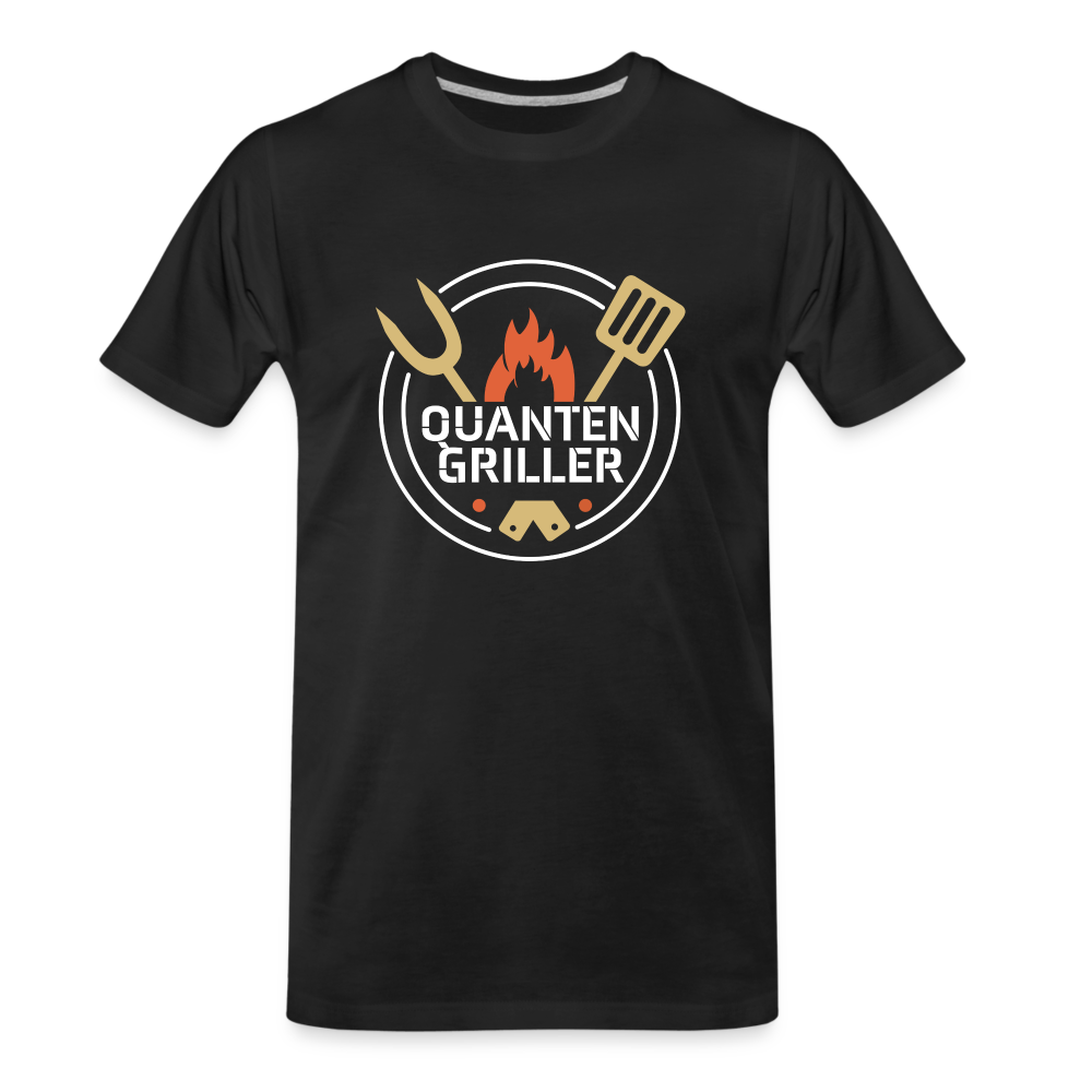 Quanten Griller Männer Premium T-Shirt - Schwarz