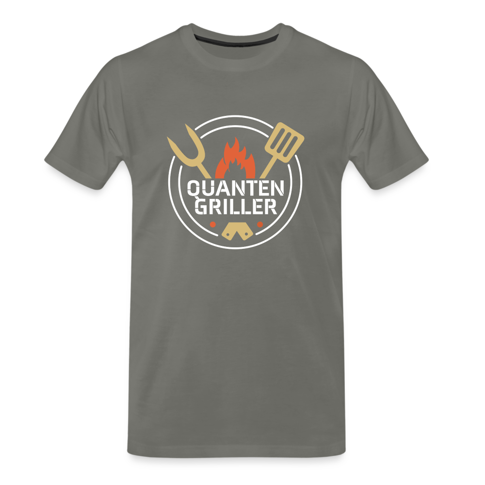 Quanten Griller Männer Premium T-Shirt - Asphalt