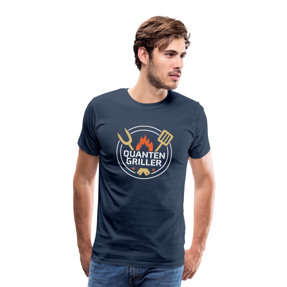 Quanten Griller Männer Premium T-Shirt - Navy