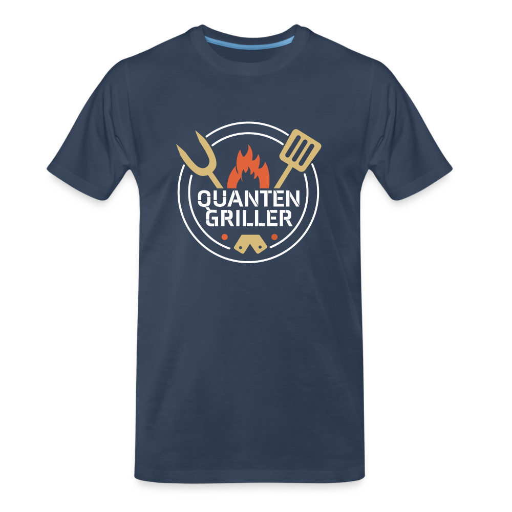 Quanten Griller Männer Premium T-Shirt - Navy