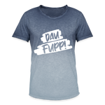 Dau Fupp Männer T-Shirt mit Farbverlauf - Dip Dye Blau
