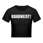 Goarneist Crop T-Shirt - Schwarz