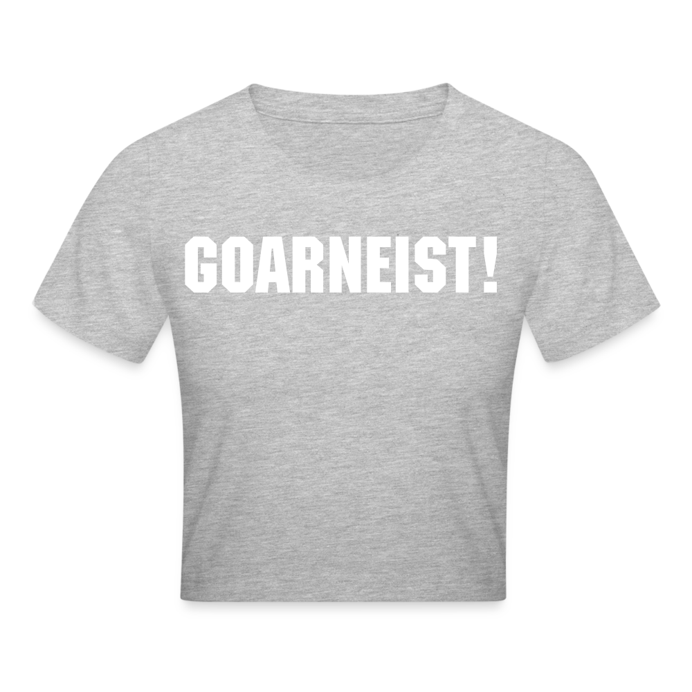 Goarneist Crop T-Shirt - Grau meliert