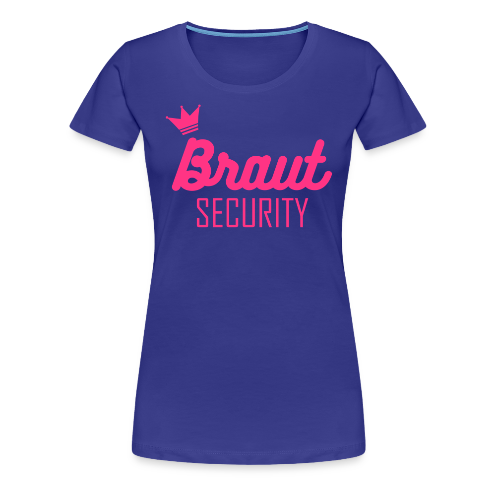 Braut Security Shirt - Königsblau