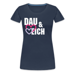 Dau & Eich Frauen Premium T-Shirt - Navy