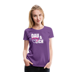 Dau & Eich Frauen Premium T-Shirt - Lila