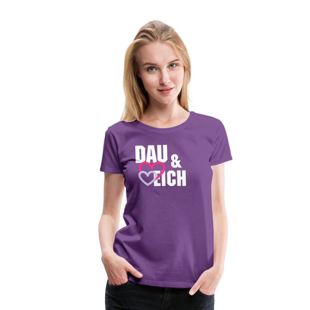 Dau & Eich Frauen Premium T-Shirt - Lila