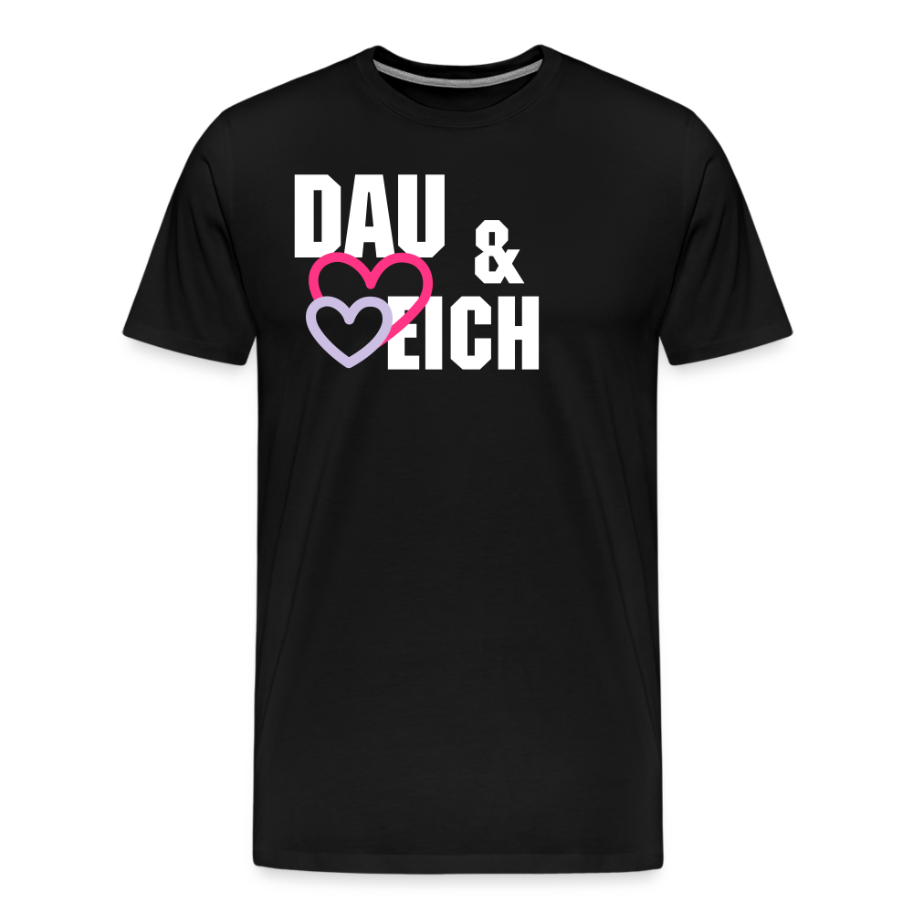 DAU & EICH Männer Premium T-Shirt - Schwarz