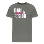 DAU & EICH Männer Premium T-Shirt - Asphalt