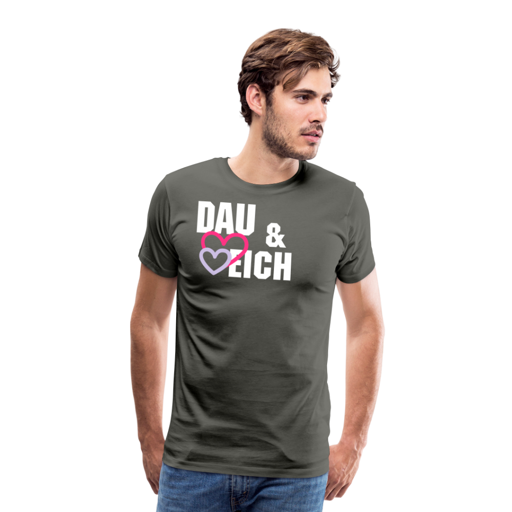 DAU & EICH Männer Premium T-Shirt - Asphalt