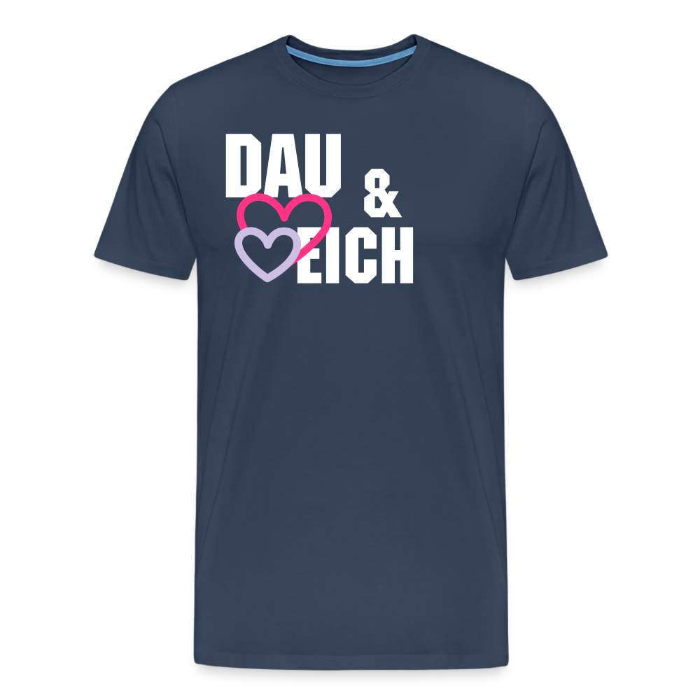 DAU & EICH Männer Premium T-Shirt - Navy
