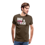 DAU & EICH Männer Premium T-Shirt - Edelbraun