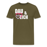 DAU & EICH Männer Premium T-Shirt - Khaki