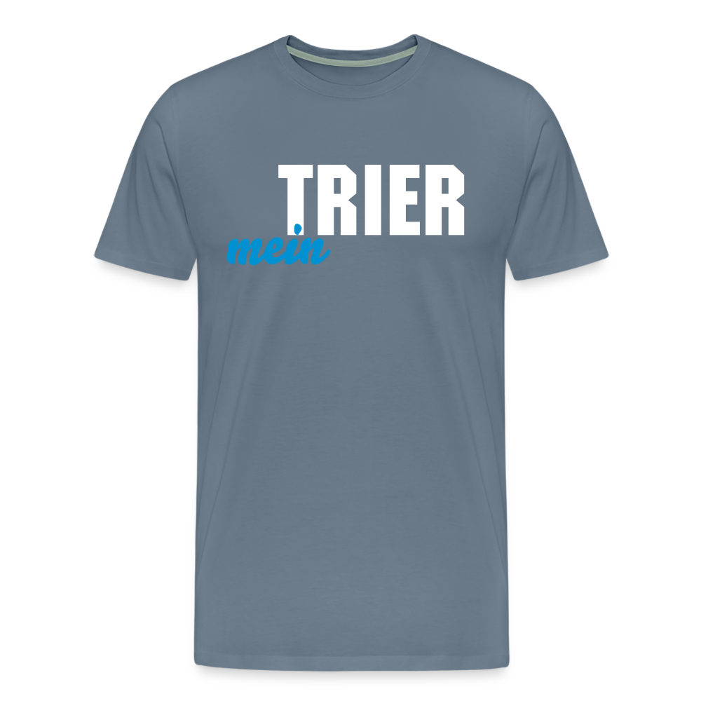 Mein Trier Männer Premium T-Shirt - Blaugrau