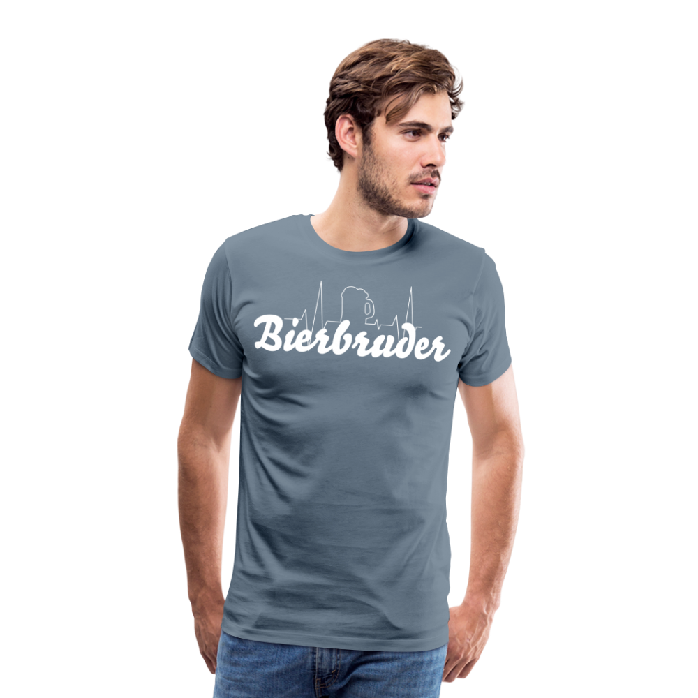 Bierbruder Shirt - Blaugrau