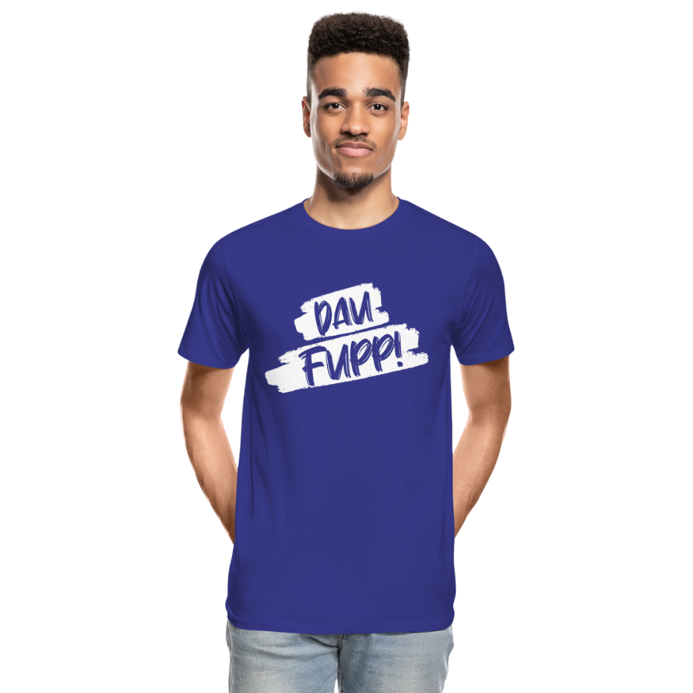 Dau Fupp Premium Bio T-Shirt - Königsblau