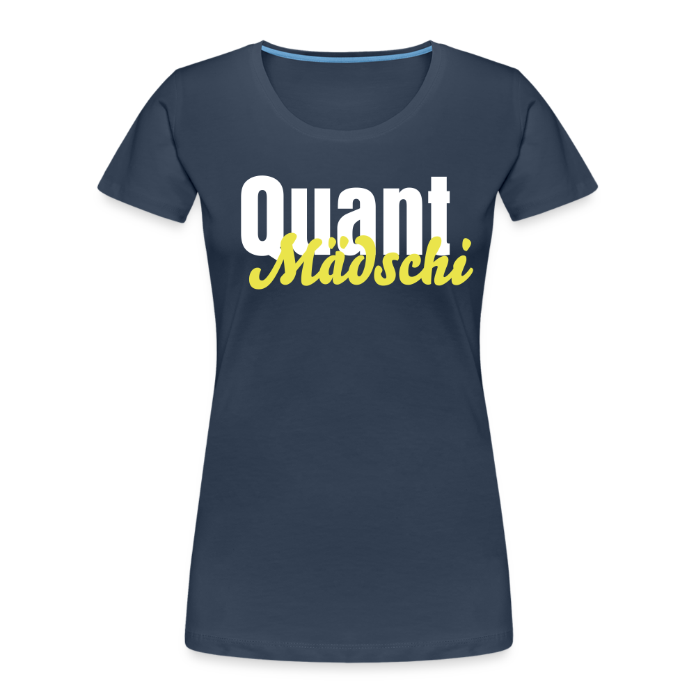 Quant Mädschi Premium Bio T-Shirt - Navy