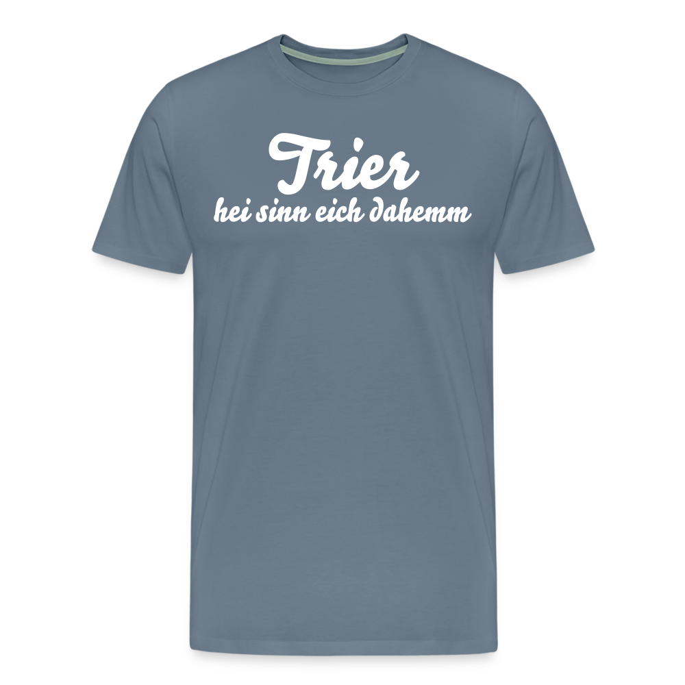 Trier Männer Premium T-Shirt - Blaugrau