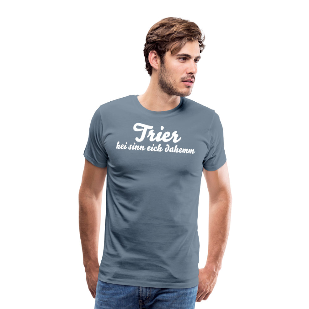 Trier Männer Premium T-Shirt - Blaugrau