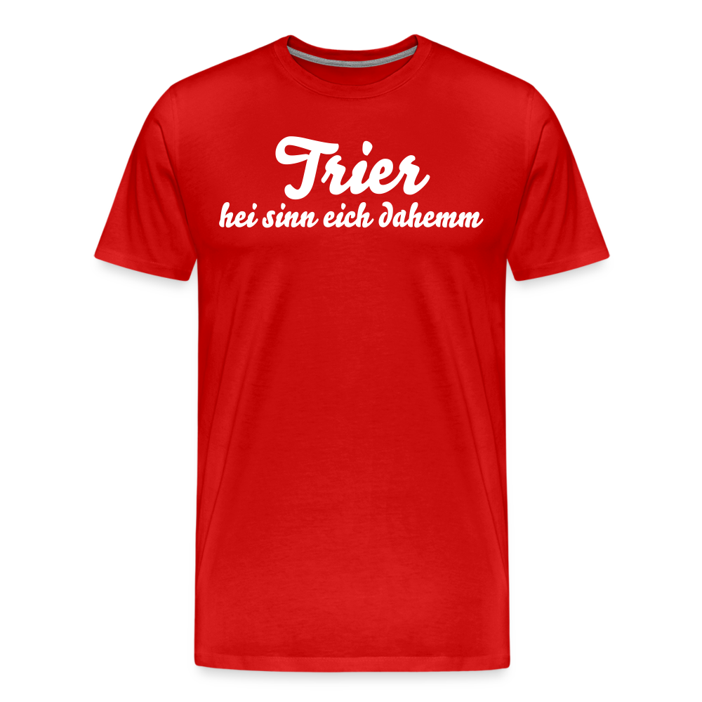 Trier Männer Premium T-Shirt - Rot