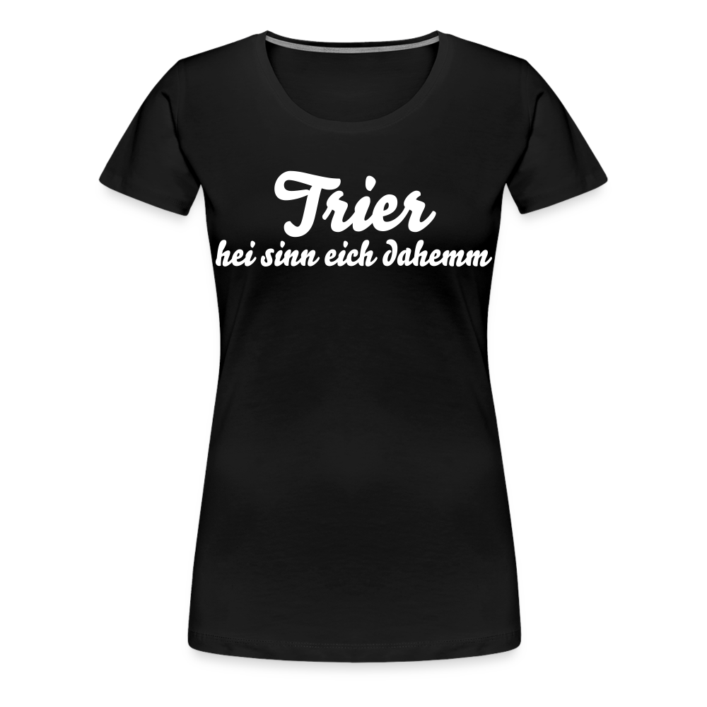 Trier Frauen Premium T-Shirt - Schwarz