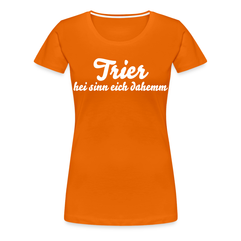 Trier Frauen Premium T-Shirt - Orange