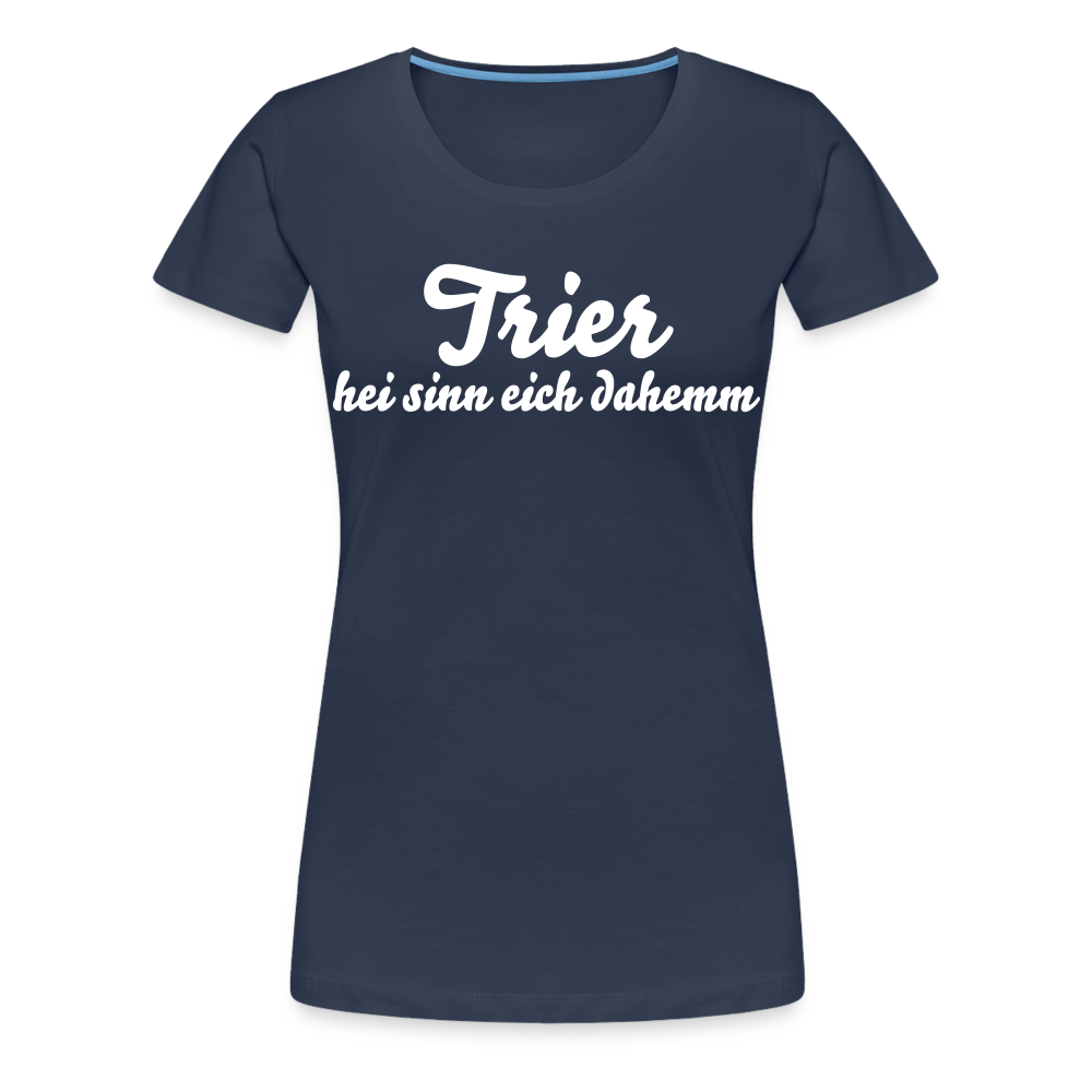 Trier Frauen Premium T-Shirt - Navy