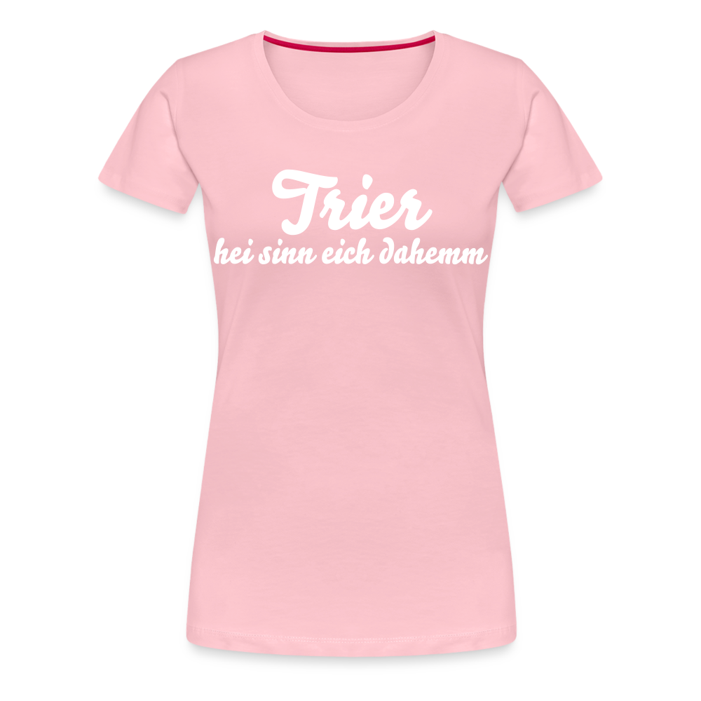 Trier Frauen Premium T-Shirt - Hellrosa