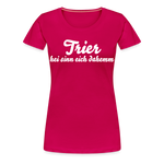 Trier Frauen Premium T-Shirt - dunkles Pink