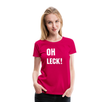 Oh Leck! City-Shirt - dunkles Pink