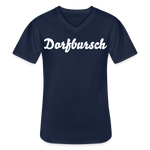 Dorfbursch-T-Shirt mit V-Ausschnitt - Navy