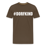 Dorfkind Männer Premium T-Shirt - Edelbraun